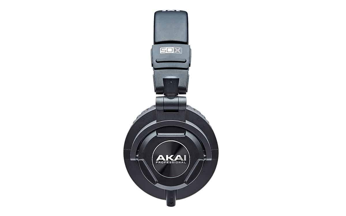 Akai Professional Project 50x Headphone Review - Side