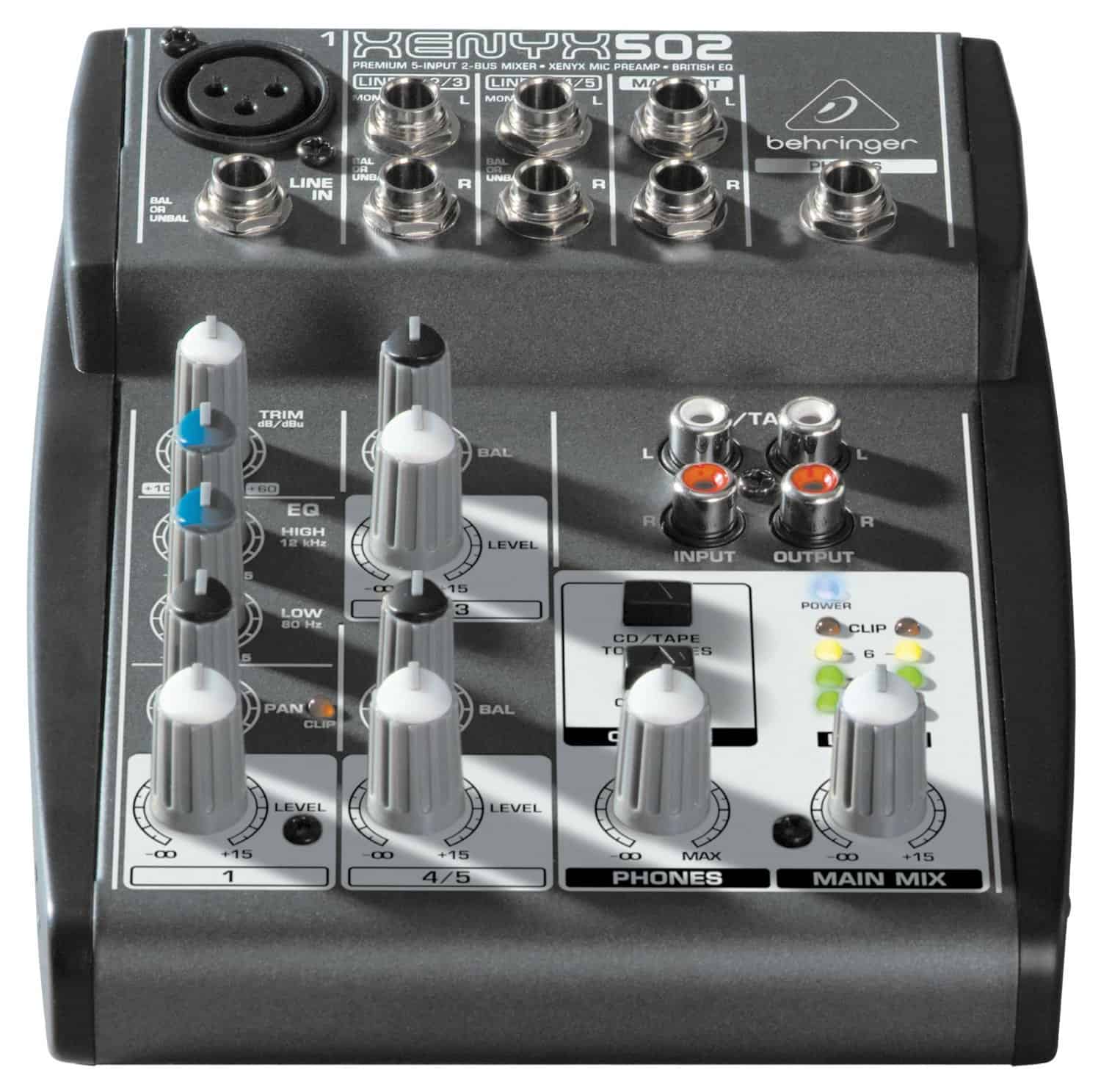 You are currently viewing Behringer XENYX502 5-Channel Mixer Review